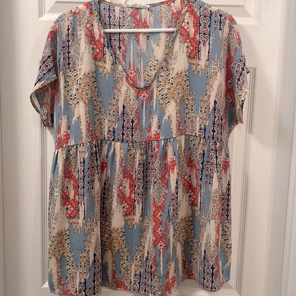 First love baby doll top. Size M